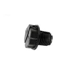 Waterway Plastics 715-1201 Quarter Slot Plug, 3/8-Inch, Black