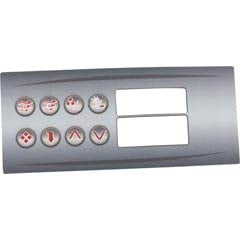 Hydro Quip 30-150-0210 Overlay, 8-Button, K-5 Topside, HT-2, 80-0211