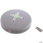 AquaStar Suction Cover, Repl, 6" , 244gpm, w/Screws, Lt Gray #6HPHA103