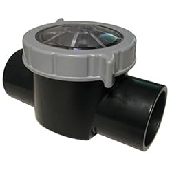 Custom 25830-400-000 2" SKT x 2.5" SPT Black CPVC Check Valve