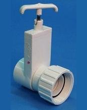 Magic Plastics Slide Spa Valve S x FBT Swivel, Uni-Body 2"