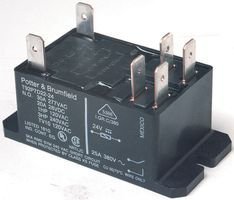TE CONNECTIVITY/POTTER & BRUMFIELD T92S7D22-18 Power Relay, DPST-NO, 18VDC, 30A, Flange