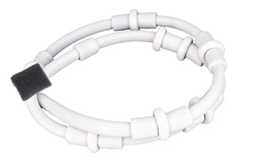 Custom 25563-005-000 4' Sweep Hose w/End Scrub for Pool Cleaner - White
