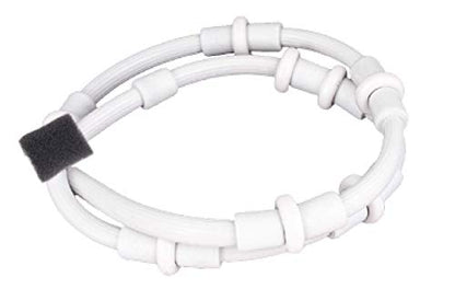 Custom 25563-005-000 4' Sweep Hose w/End Scrub for Pool Cleaner - White