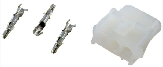 Adapter Kit, Cap Housing, Female AMP, 3 Pin, with Pins