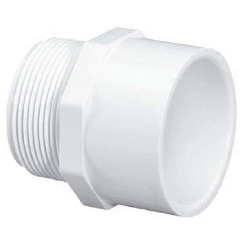 LASCO 436-005BC 1/2" Slip x MPT Schedule 40 PVC Male Adapter Fitting