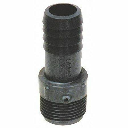 1436-012 1-1/4" Barbed X Mnpt Pvc Coupling