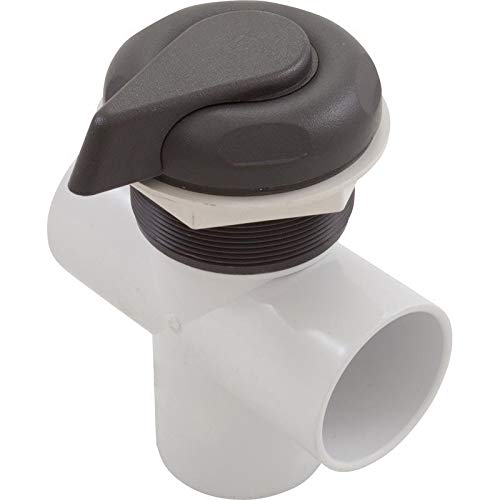 CMP Custom Molded Diverter Valve 3 Way 2in. Slip 5 Scallop Textured Graphite-Silver 25048-017-000