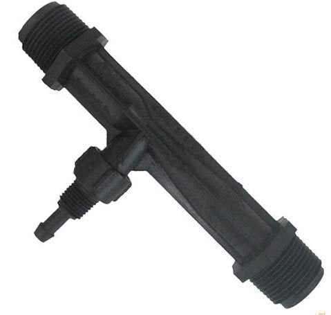 Mazzei (1584A-PP) Gas/Liquid Injector - Polypropylene Black 1.5" MNPT