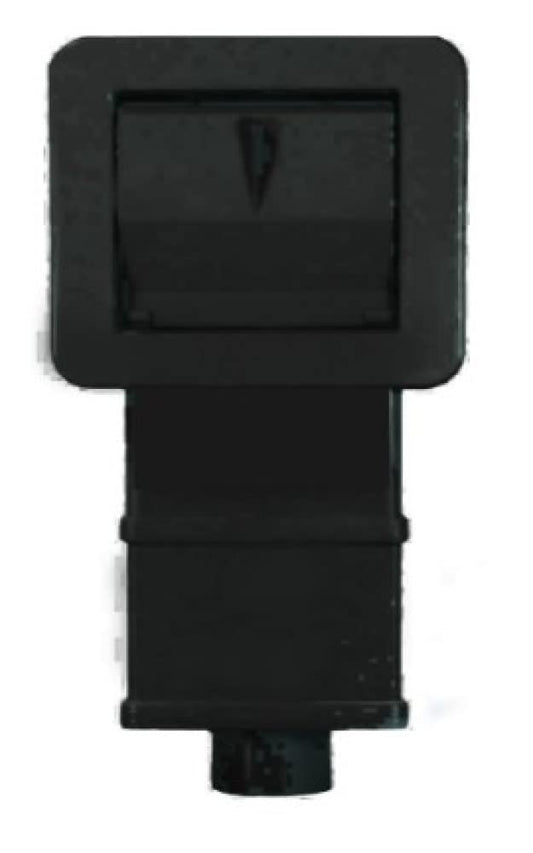 Custom Molded 25248-004-000 Front Access Skimmer 1-1/2" SKT x 1-1/2" FIP - Black