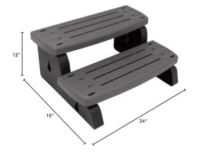 Waterway Plastics 535-2209-CHC 33" Spa Step Assembly - Charcoal