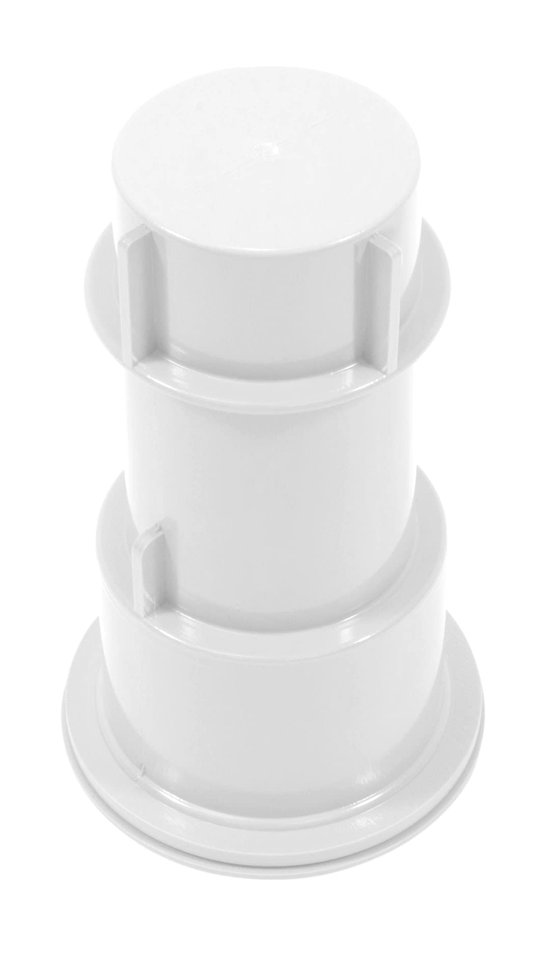 AquaStar SMUS101 5" Umbrella Stand w/Sleeve andd Center Cap- White