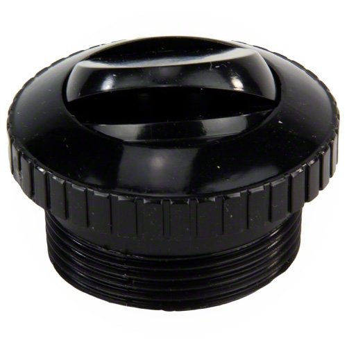 Custom Molded Products 25552-004 1.5" MPT Black Pool & Spa Eyeball Fitting with Slotted Orifice
