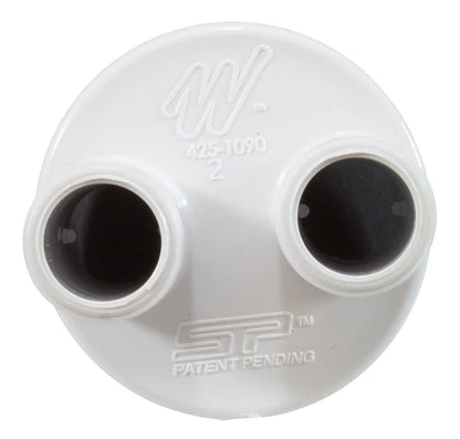 Waterway Plastics Bath Barb Adapter 1.5 Socket X (2) 3/4" Smooth Barb