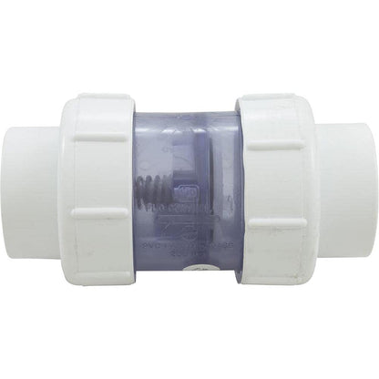 Flo Control 1795C20 5lb 2" Sxs Clear PVC Union Check Valve