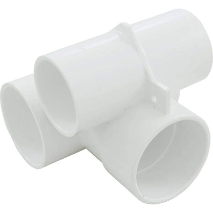 Waterway Mini Gunite Body Assembly Tee with 2in. Slip x 1-1/2in. Slip 211-3050