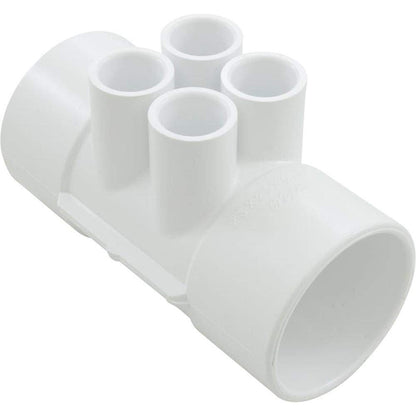 Waterway Plastics 806105120007 2" S X 2" S (4) 1/2" S Ports Manifold