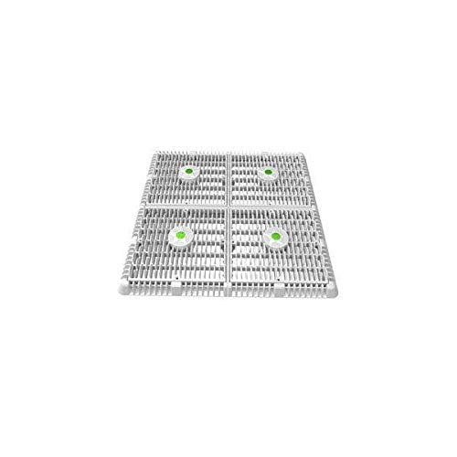 AquaStar 18 inch Wave Anti-Entrapment Square Drain Cover WAV18WR101