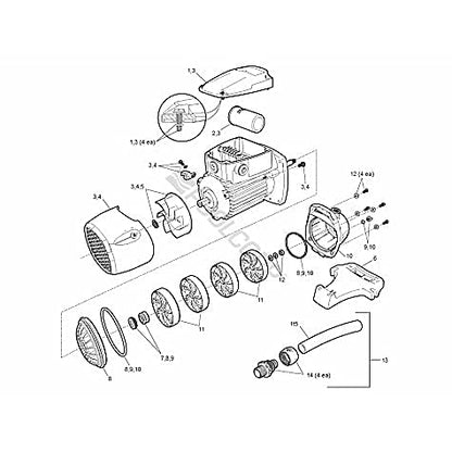 Replacement Motor Fan for Use fits PB4SQ Motor Fan Replaces R0723000,