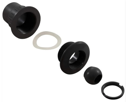 Custom Molded Products 25523-704-000 Fiberglass Wall Fitting w/Eyeball - Black