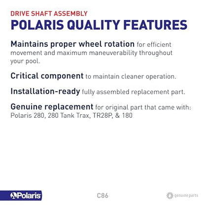 Polaris Genuine Parts Drive Shaft Assembly, 280/180, C86