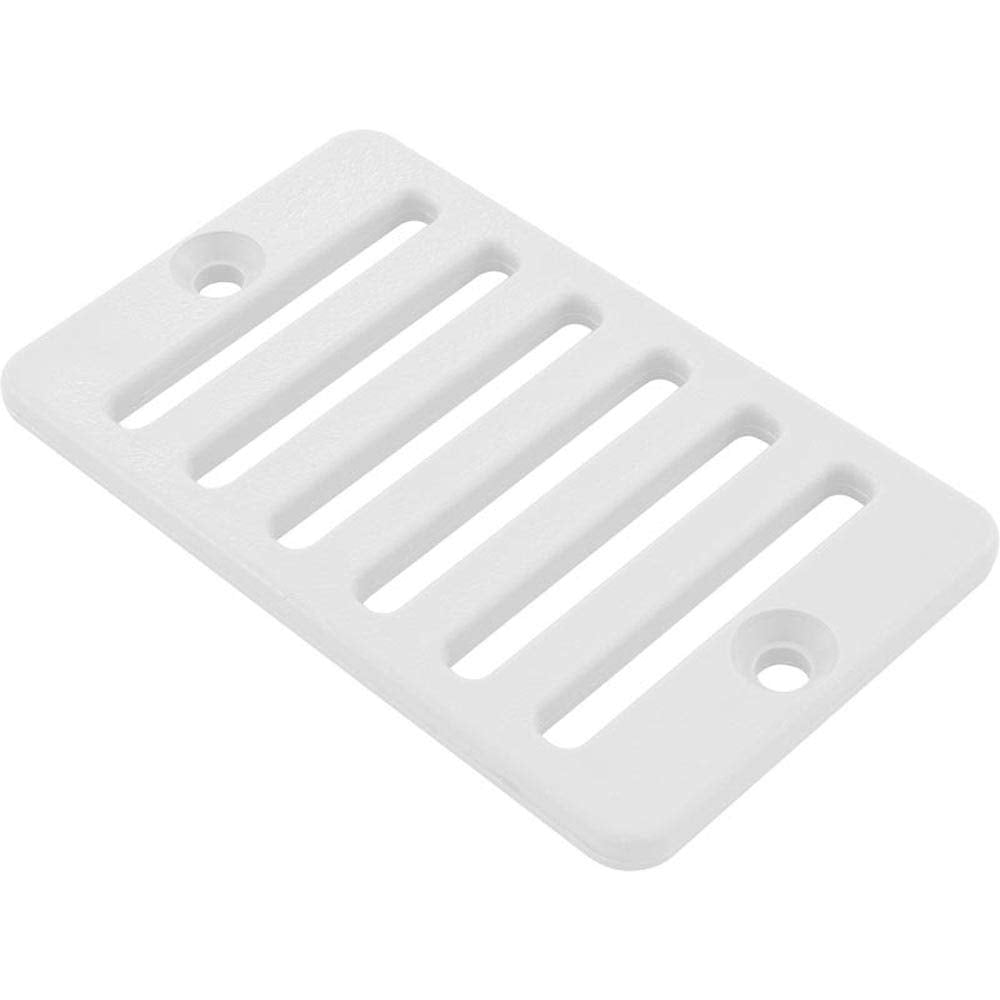 Waterway 2" X 4" Deck/Gutter Drain Grate-Wht. #642-2800