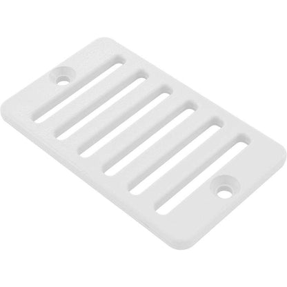 Waterway 2" X 4" Deck/Gutter Drain Grate-Wht. #642-2800