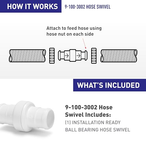 Zodiac 9-100-3002 Hose Swivel Replacement for Polaris 360 Vac-Sweep Pool Cleaner