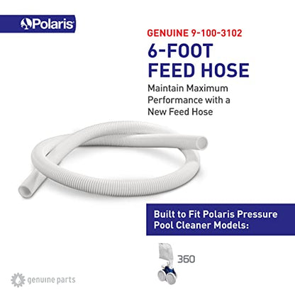 Polaris Genuine Parts 9-100-3102 6ft Feed Hose for 360 pressure-side pool cleaner