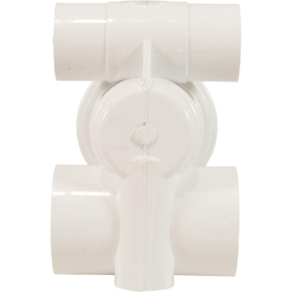 Waterway Plastics Poly Jet Body 1" X 1-1/2" W/Top Plug Hole