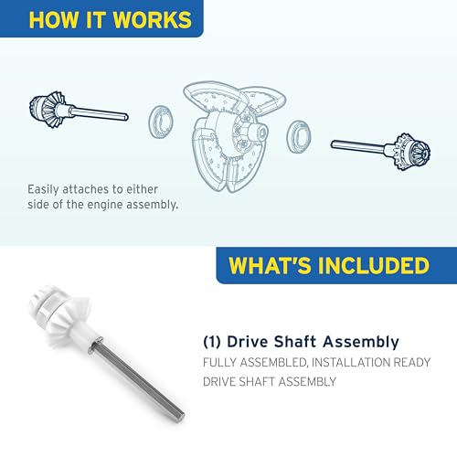 Zodiac Genuine Parts MX8 Drive Shaft Assembly Replacement Kit, R0525100