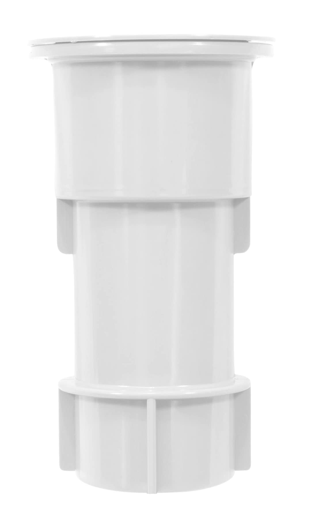 AquaStar SMUS101 5" Umbrella Stand w/Sleeve andd Center Cap- White