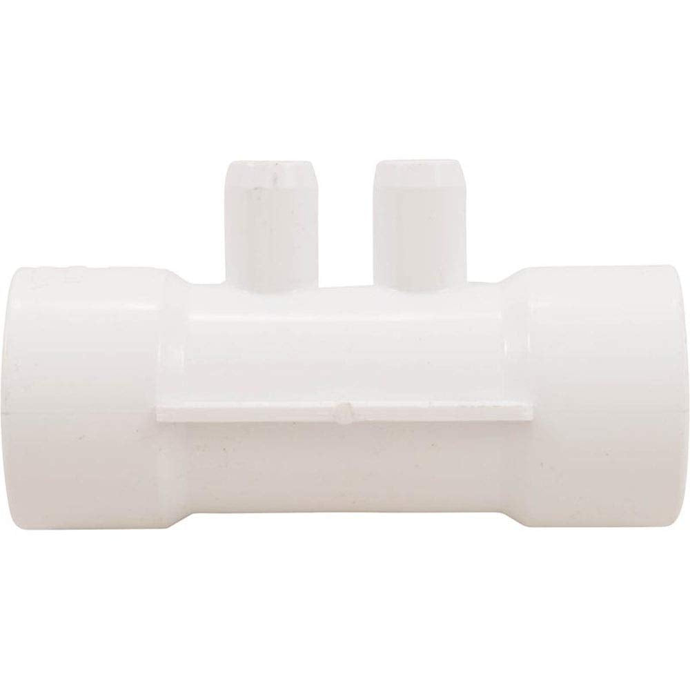 Waterway Manifold, 1.5" S x 1.5" Sx 3/4" S 2-barb #672-4490
