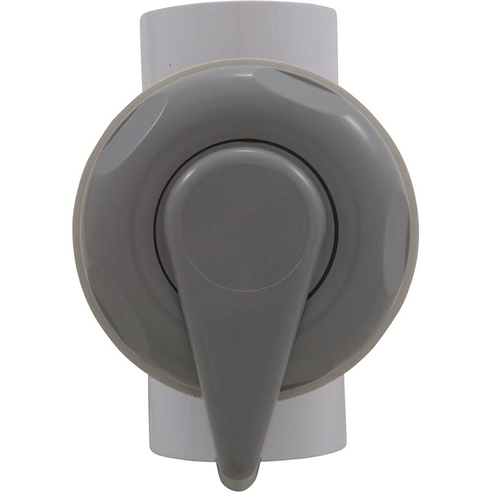 Custom Molded 25048-019-000 2"s 2 Port Lever Handle Diverter Valve - Gray