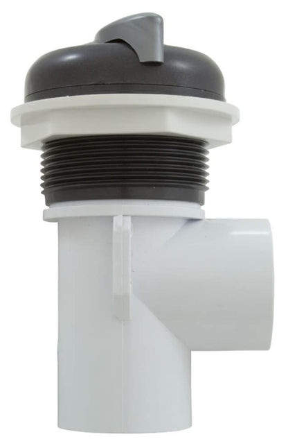 Custom Molded 25031-107-000 Diverter Valve 2-1/16" Hs 1"S S-Handle Gray/Silver