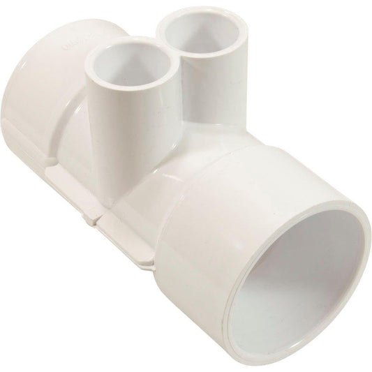 Waterway Plastics Manifold, 2" S X 2" S (2) 3/4" S Ports