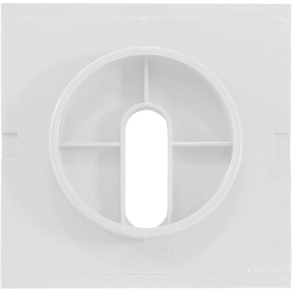Custom Molded Products Deck Jet (J-Style) Square Cover White #25597-000-120