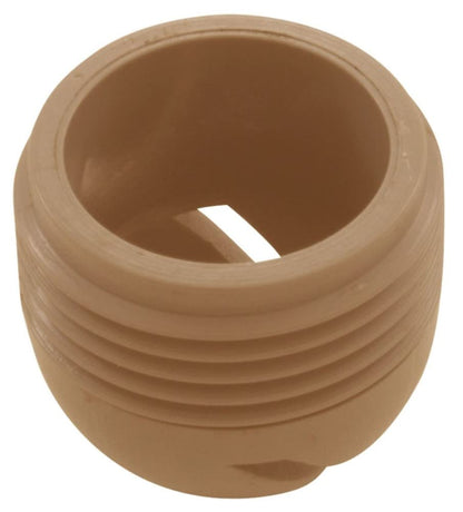 Custom Molded Products 3/4" Mip Round Aerator Slotted (Abs) Tan