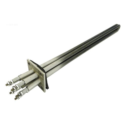 Coates 20006010 SS 4 Bolt Flange Plate Incoloy 825 Sheath, 15 KW / 240 VAC (b)(c)(d)