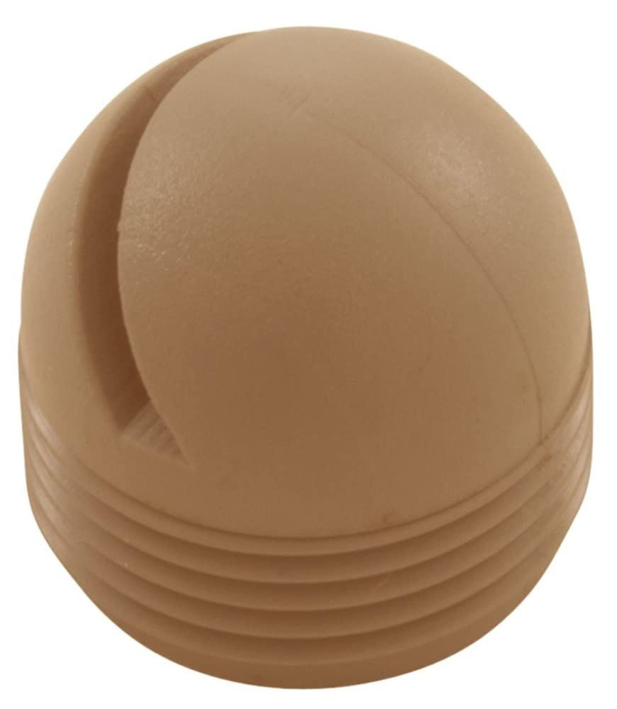 Custom Molded Products 3/4" Mip Round Aerator Slotted (Abs) Tan