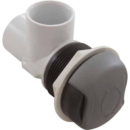 Custom Molded 25036-707-000 On/Off Valve, CMP Pro-Seal, 2-1/16"hs, Wave, 1"s, Slvr/Graph Gry