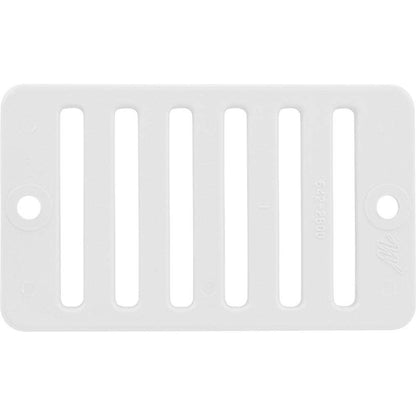Waterway 2" X 4" Deck/Gutter Drain Grate-Wht. #642-2800