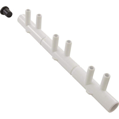 Waterway Plastics 6 Port 3/8" Sb x 2 3/4" Sb Manifold (Cutt-Off) Assembly