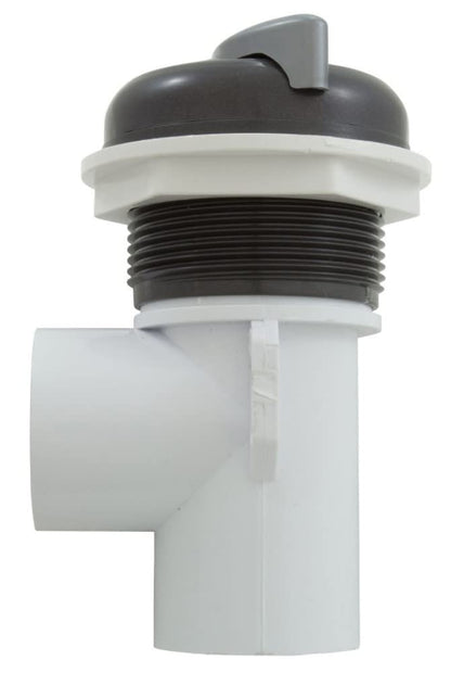 Custom Molded 25031-107-000 Diverter Valve 2-1/16" Hs 1"S S-Handle Gray/Silver