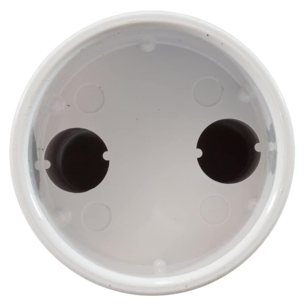 Waterway Plastics Bath Barb Adapter 1.5 Socket X (2) 3/4" Smooth Barb