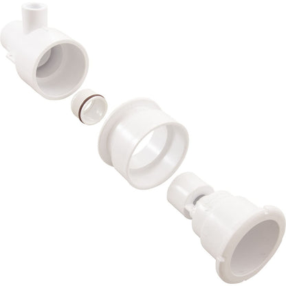 Waterway Poly Storm 1" SPGx1-1/2 SPG WHT STR Body Assy