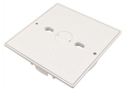 CMP Square Lid and Collar Assembly, White 25538-900-000