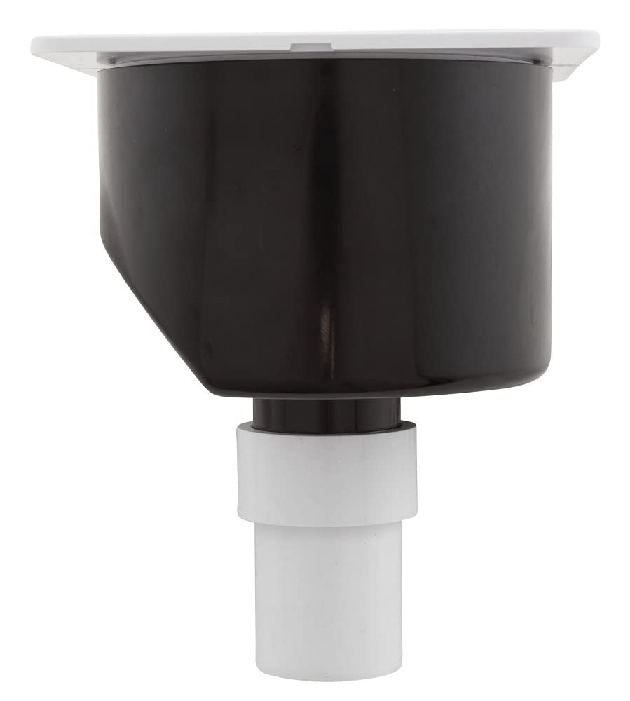 Custom Molded Products CMP 25598-310-000 White Multi-Nozzle Adjustable, Flangeless, Square Deck Jet