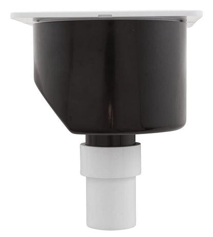 Custom Molded Products CMP 25598-310-000 White Multi-Nozzle Adjustable, Flangeless, Square Deck Jet