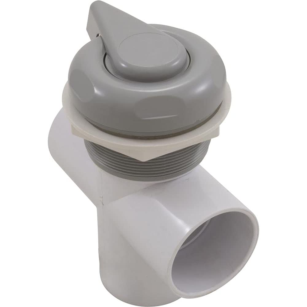 Custom Molded 25048-019-000 2"s 2 Port Lever Handle Diverter Valve - Gray